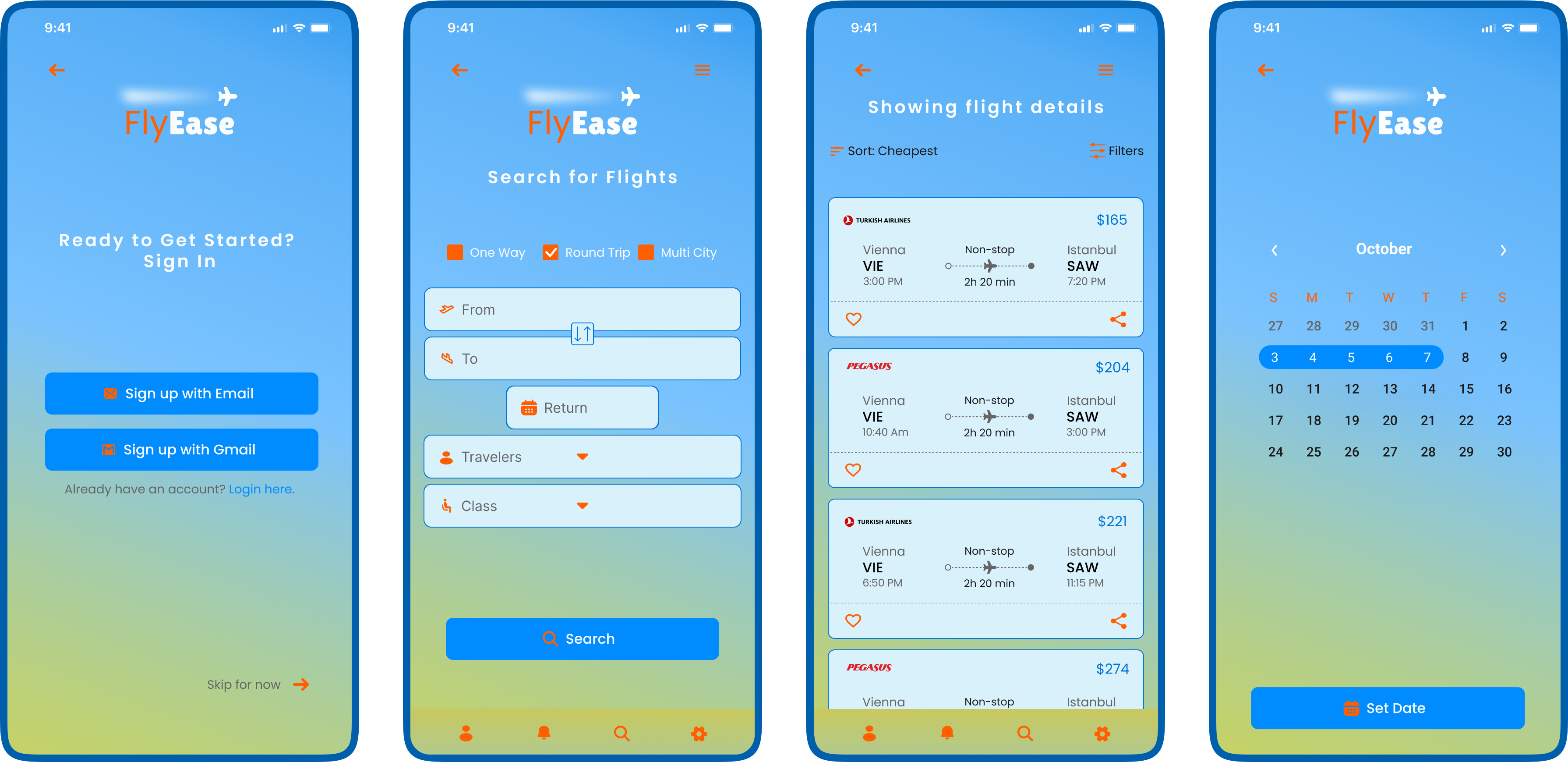 Flight Booking app